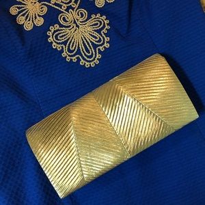 Kate Landry Gold Clutch